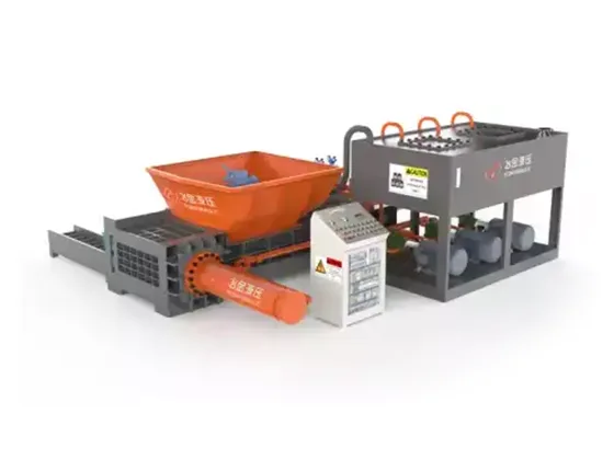 Пресс-подборщик алюминиевого лома